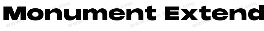 Monument Extended Ul字体转换